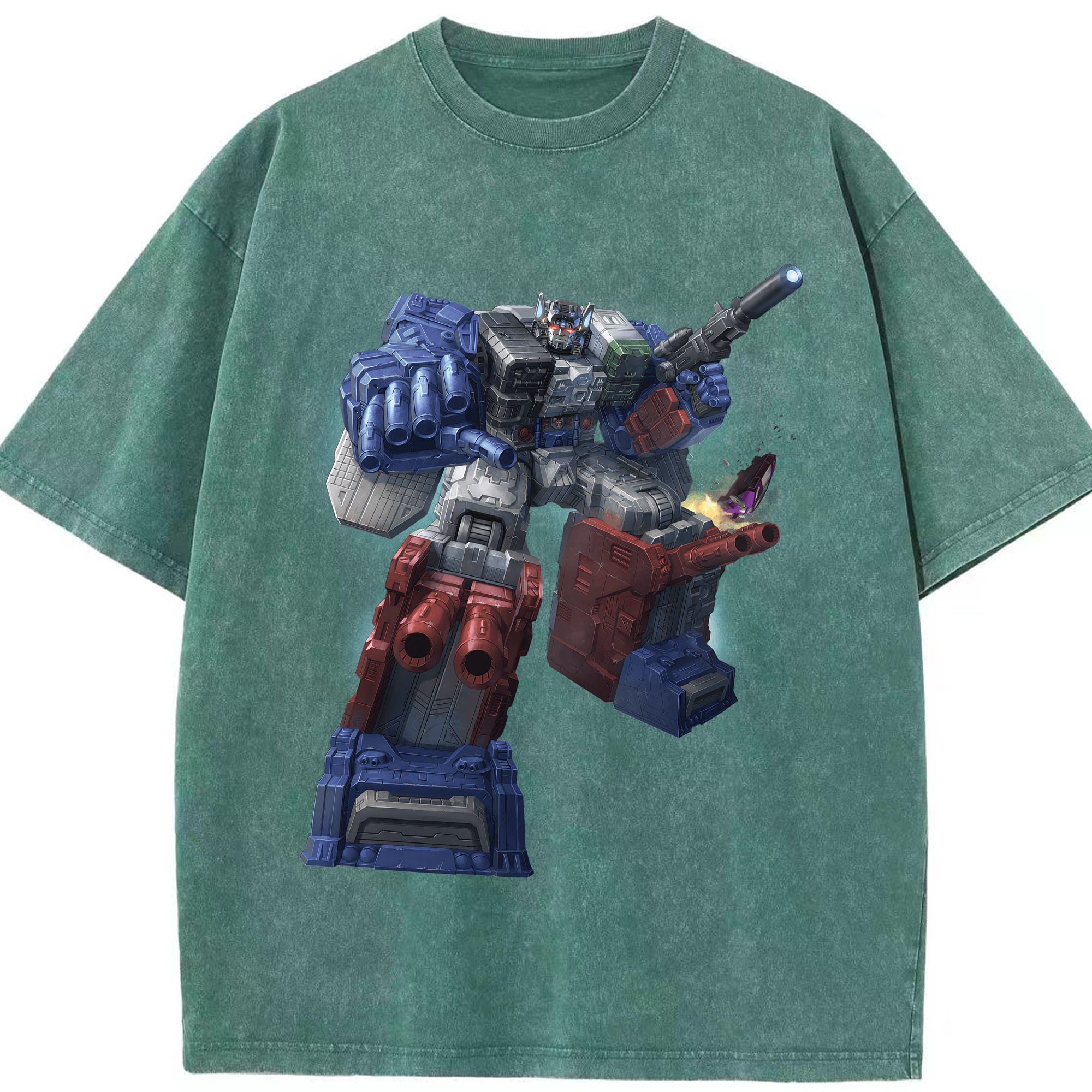 （画像用） Transformers トランスフォーマー 綿100% ヴィンテージ風 半袖Tシャツ（フロントプリント）